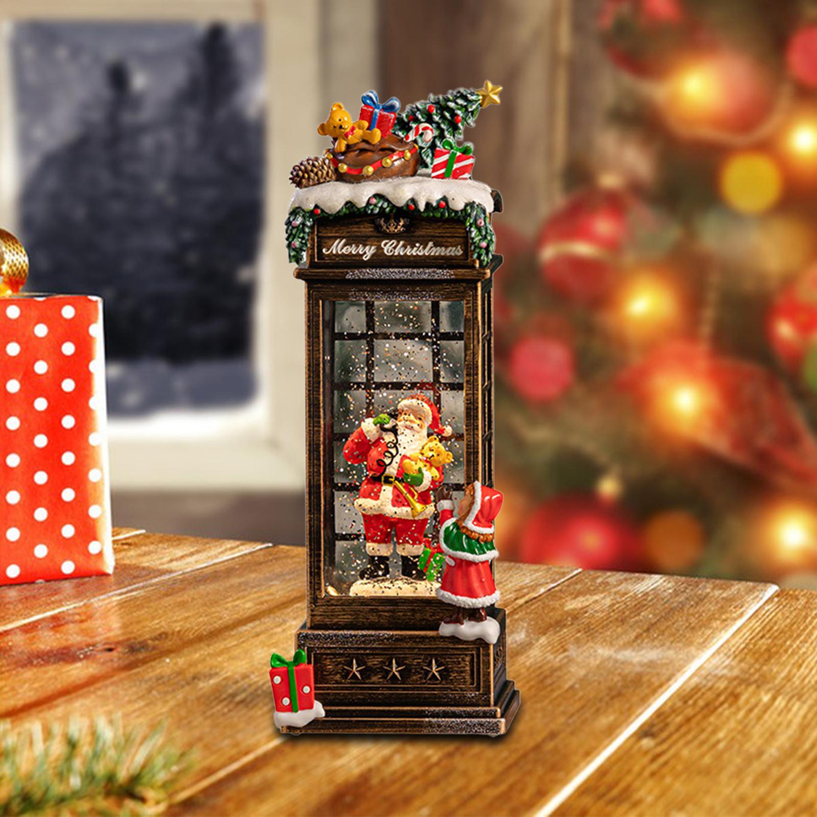 Snow Globe Musical - Musikalische Weihnachts-Schneekugel mit wasser- und wirbelnder