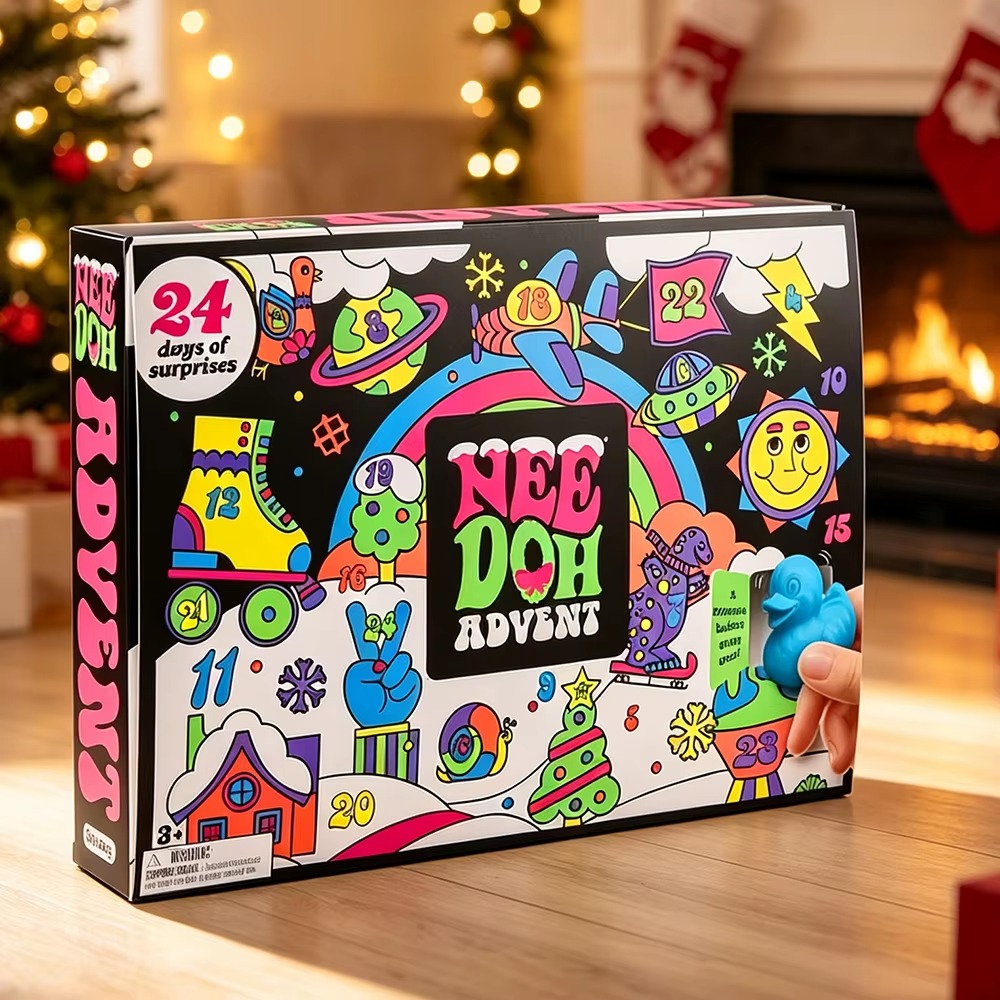Advent Calendar Gift - 2026 NeeDoh Adventskalender 24 Stück 3D