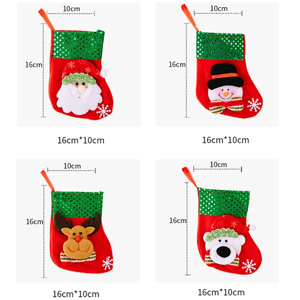 Christmas Stocking Hanging - Weihnachtsstrumpf, Weihnachtsgeschenk, Süßigkeitenbeutel, Weihnachtsdekoration für Zuhause,