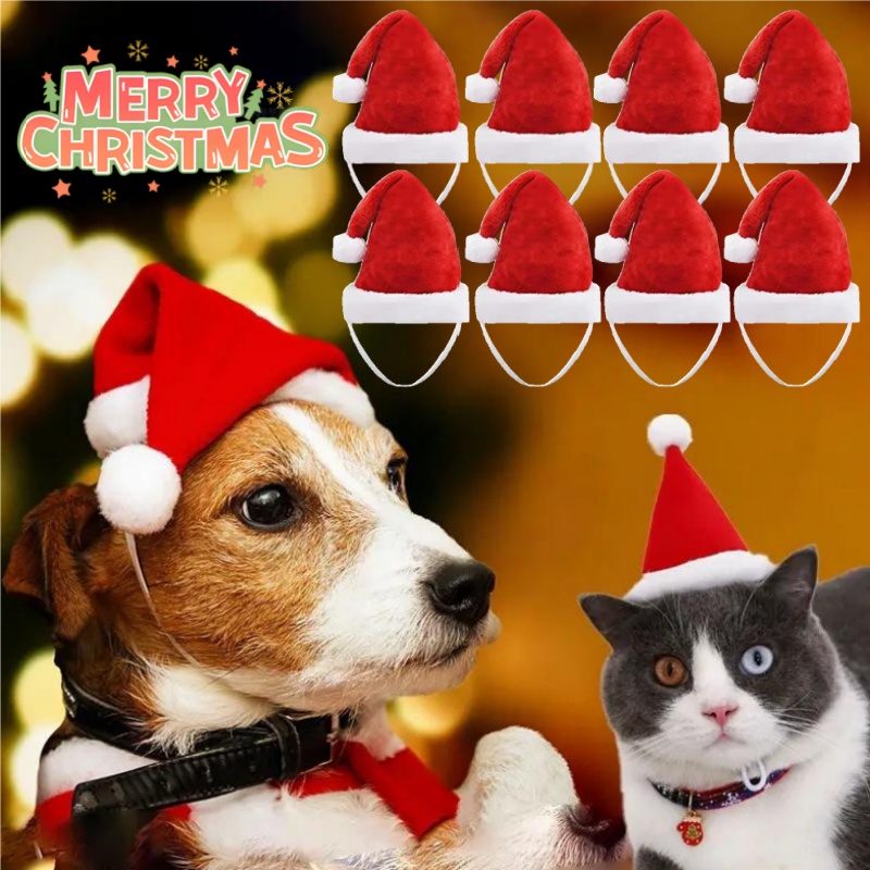 Weihnachts-Haustier-Weihnachts – Santa Hat Plush Bewertung und Preis