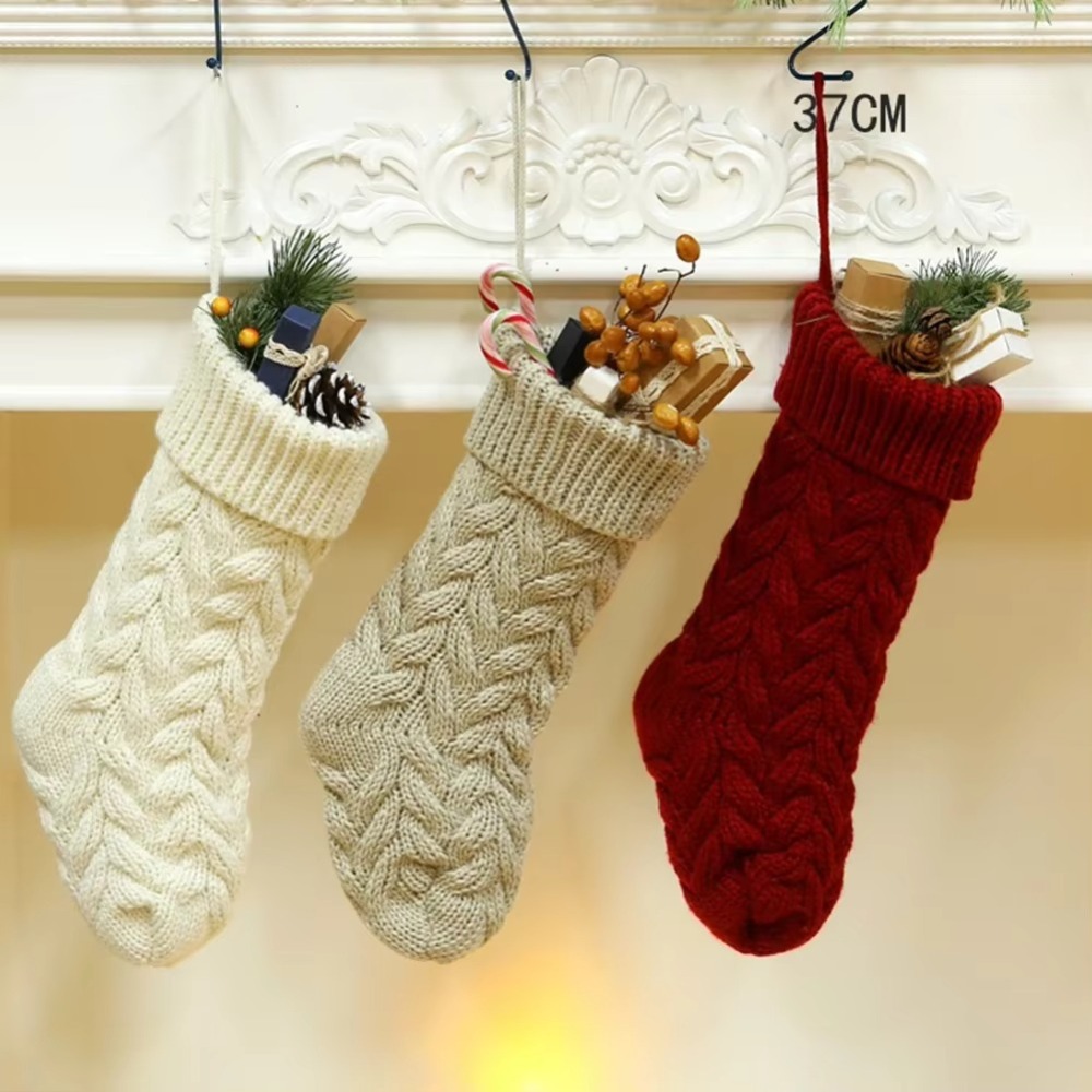 Gestrickte Weihnachtssocken, f – Christmas Stocking Hanging Bewertung und Preis