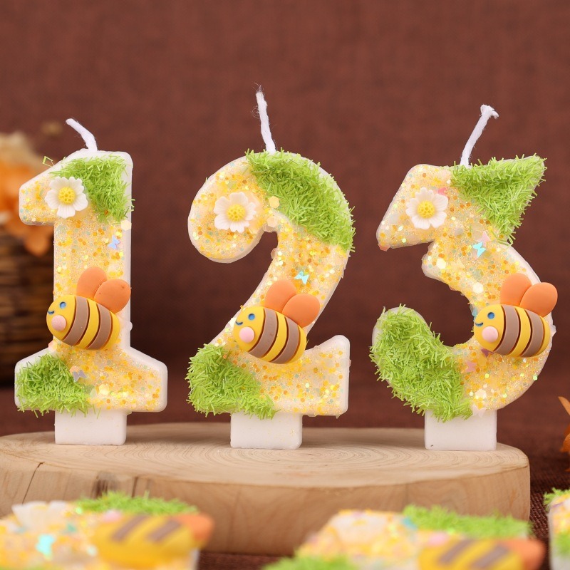 Grün-Gelbe Bienen-Digitalkerze – Holiday Candle Set Bewertung und Preis