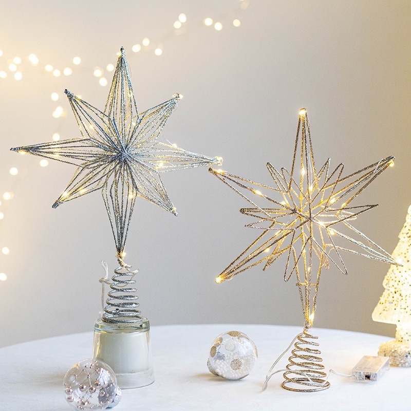 Weihnachtsdekoration aus Eisen – Star Tree Topper Bewertung und Preis