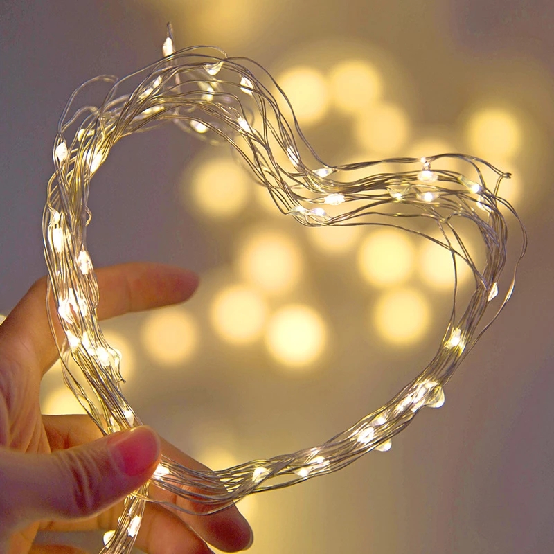 10M 5M 3M 2M Kupferdraht LED-L – Tinsel Garland Decoration Bewertung und Preis