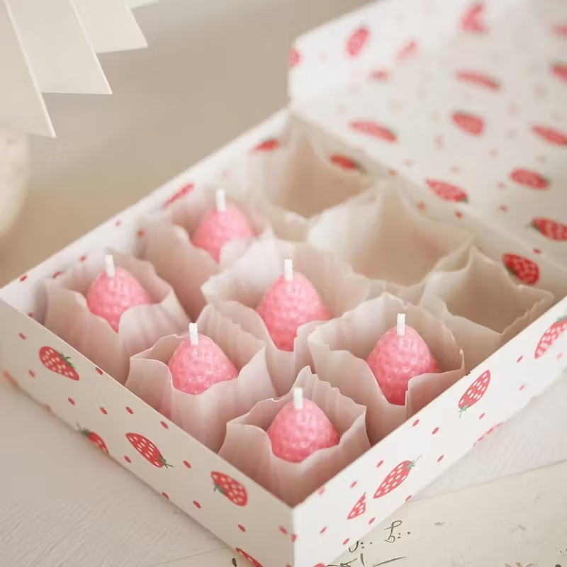 Erdbeer-Silikonform für DIY Ar – Holiday Candle Set Bewertung und Preis