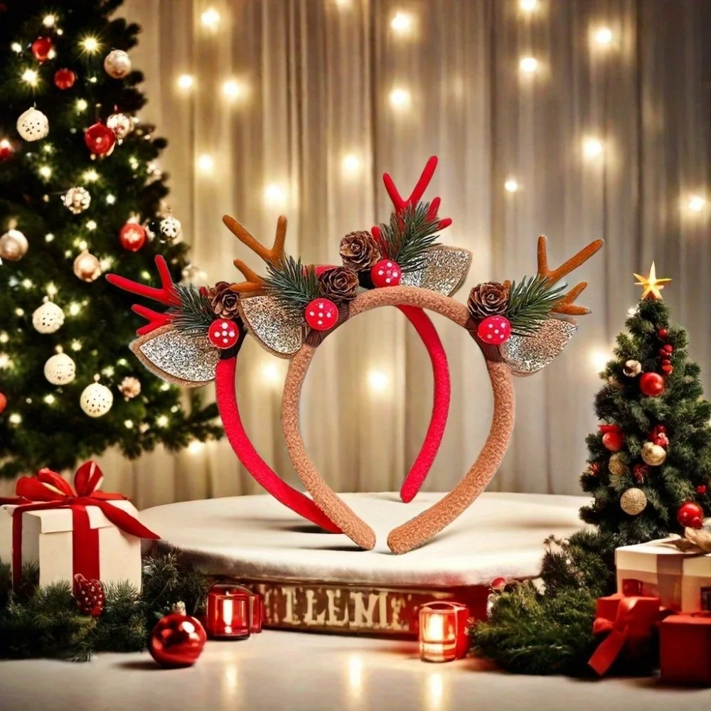 1 Stück Weihnachts-Stirnbänder – Reindeer Antlers Headband Bewertung und Preis