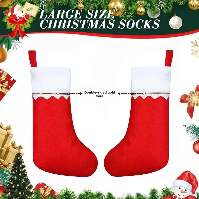 12-24 Stück Weihnachtsstrümpfe – Christmas Stocking Hanging Bewertung und Preis
