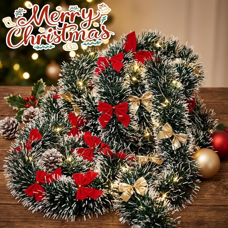 20/2m Weihnachts-Lametta-Girla – Tinsel Garland Decoration Bewertung und Preis