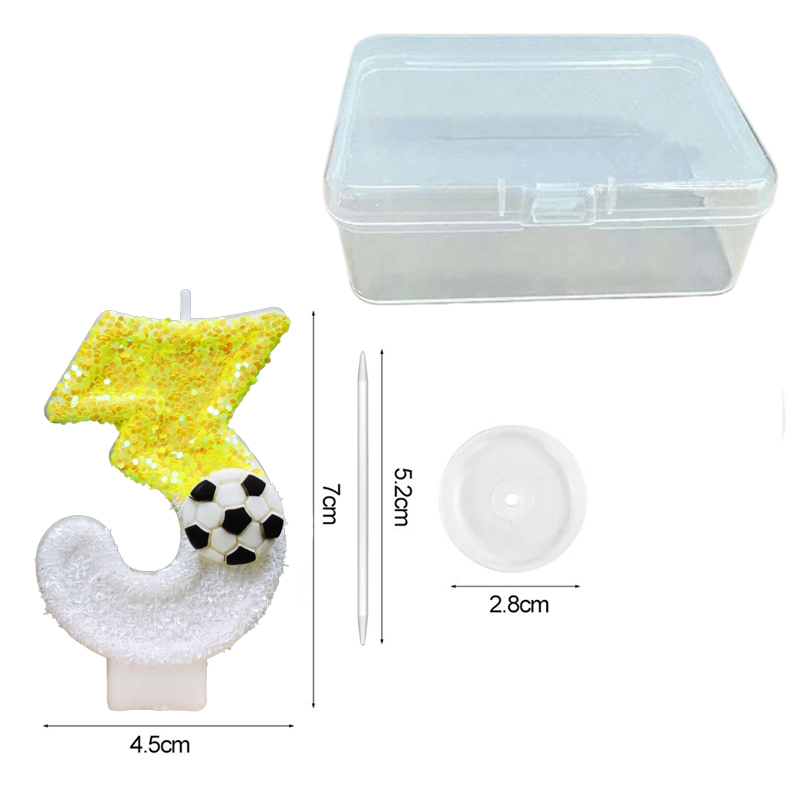 Gelb-Weiße Pailletten Sport Fu – Holiday Candle Set Bewertung und Preis
