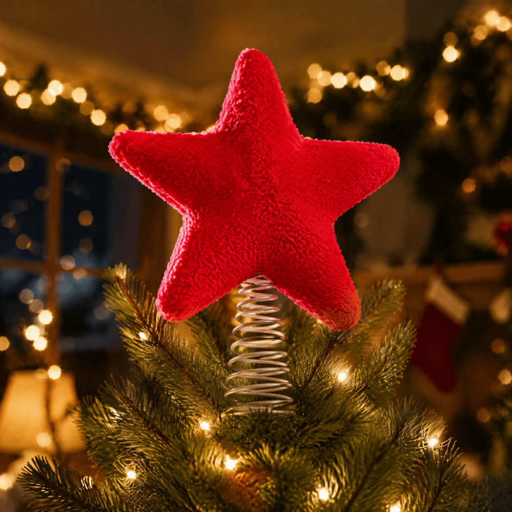 Fünfzackiger Weihnachtsbaum-St – Star Tree Topper Bewertung und Preis