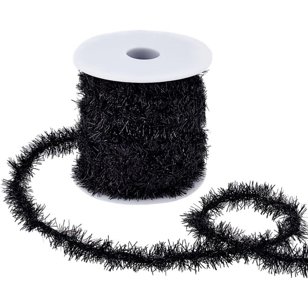 21,8 Yards schwarze Girlande,  – Tinsel Garland Decoration Bewertung und Preis