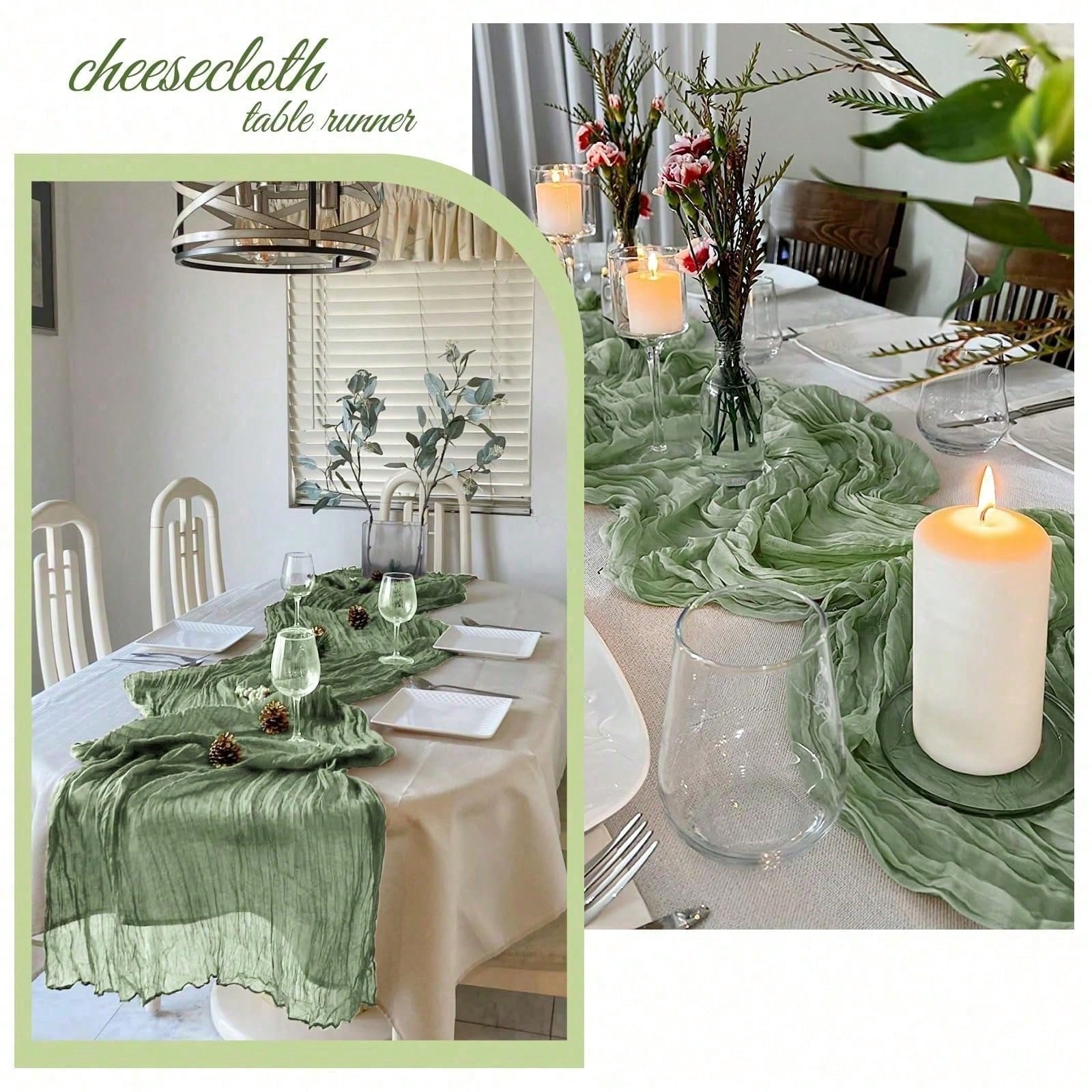 6er-Pack Käsetuch-Tischläufer  – Christmas Table Runner Bewertung und Preis