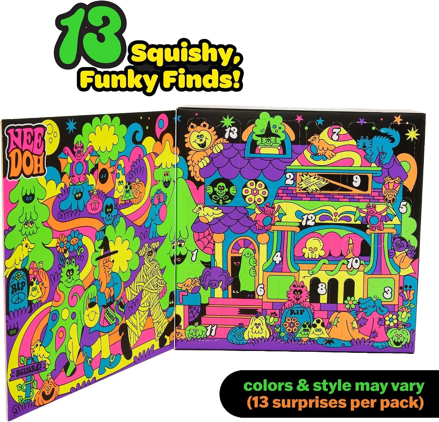 Needoh Neuer Funky Frights Hal – Advent Calendar Gift Bewertung und Preis