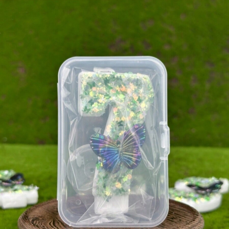 1 Stück grüne Pailletten Numme – Holiday Candle Set Bewertung und Preis