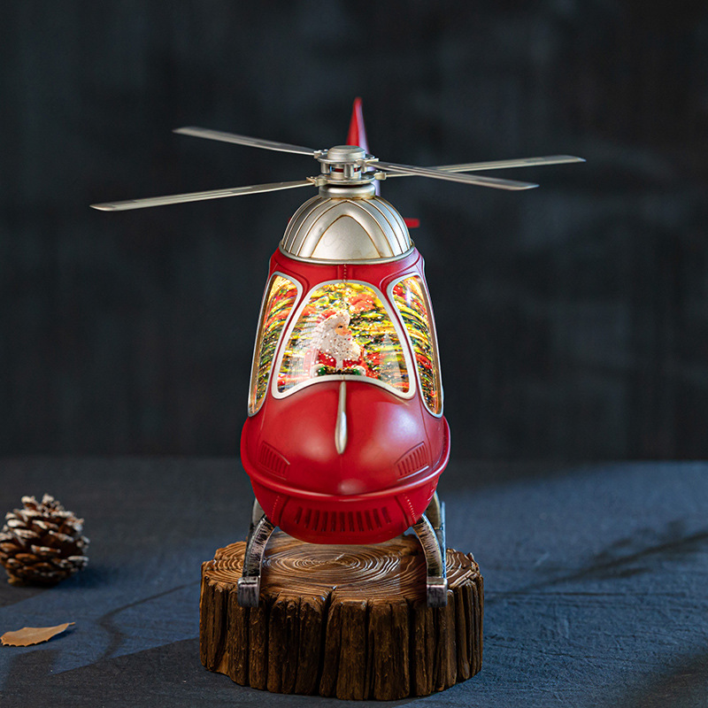 Weihnachts-Helikopter-Schneeku – Snow Globe Musical Bewertung und Preis