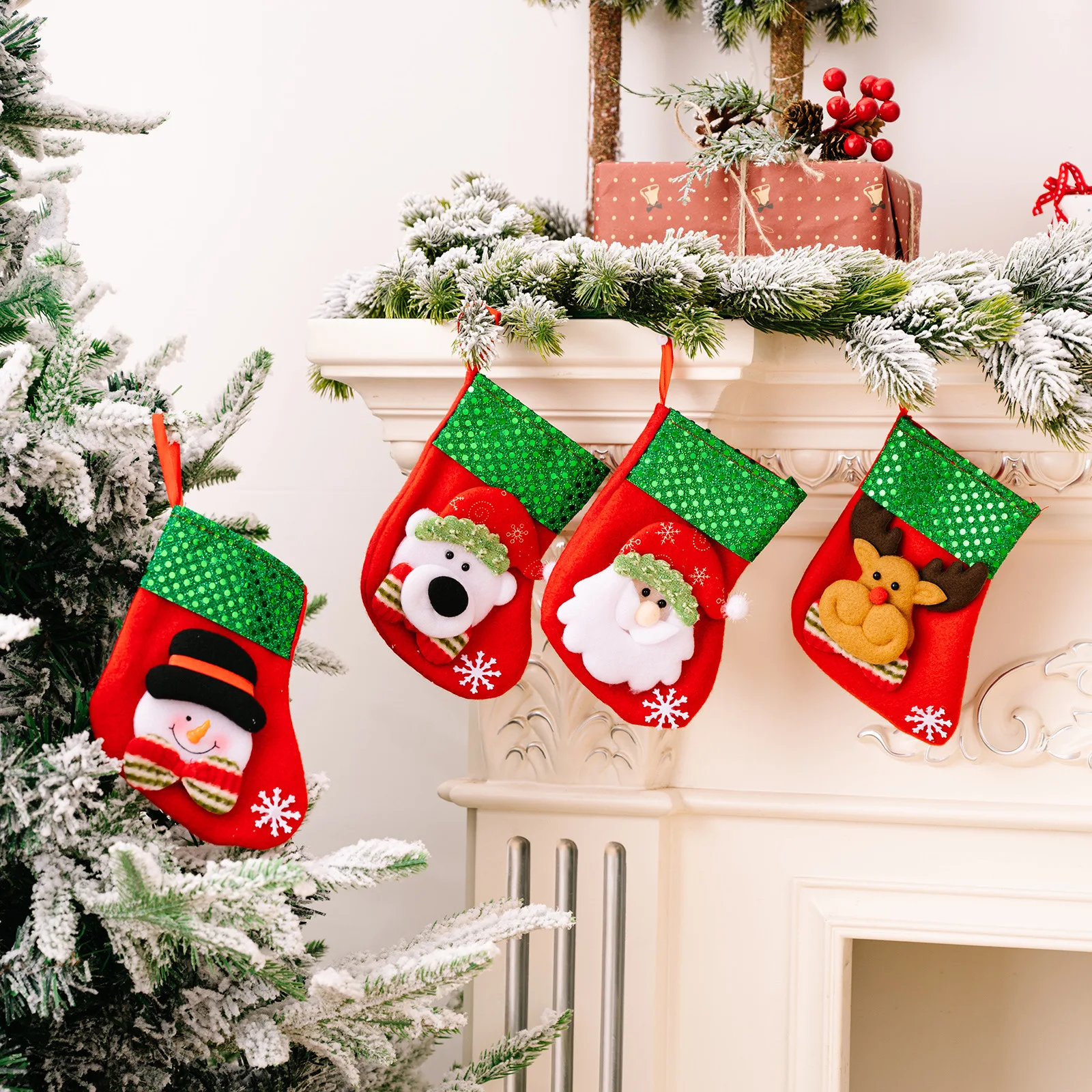 Weihnachtsstrumpf, Weihnachtsg – Christmas Stocking Hanging Bewertung und Preis