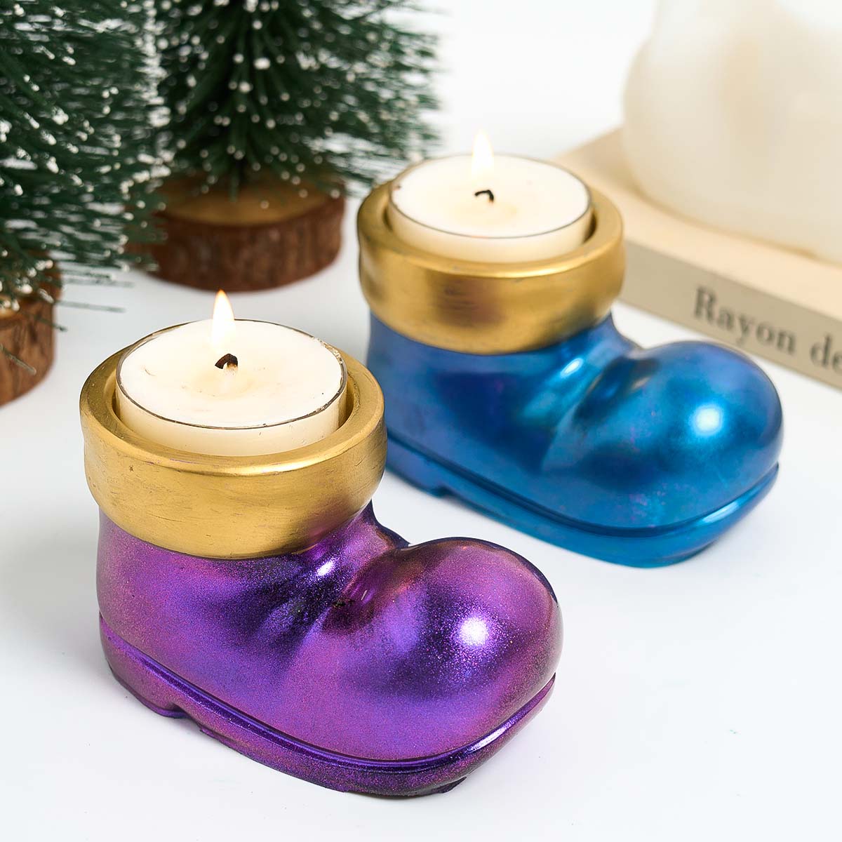 Weihnachten Stiefel Schuhe Ker – Holiday Candle Set Bewertung und Preis