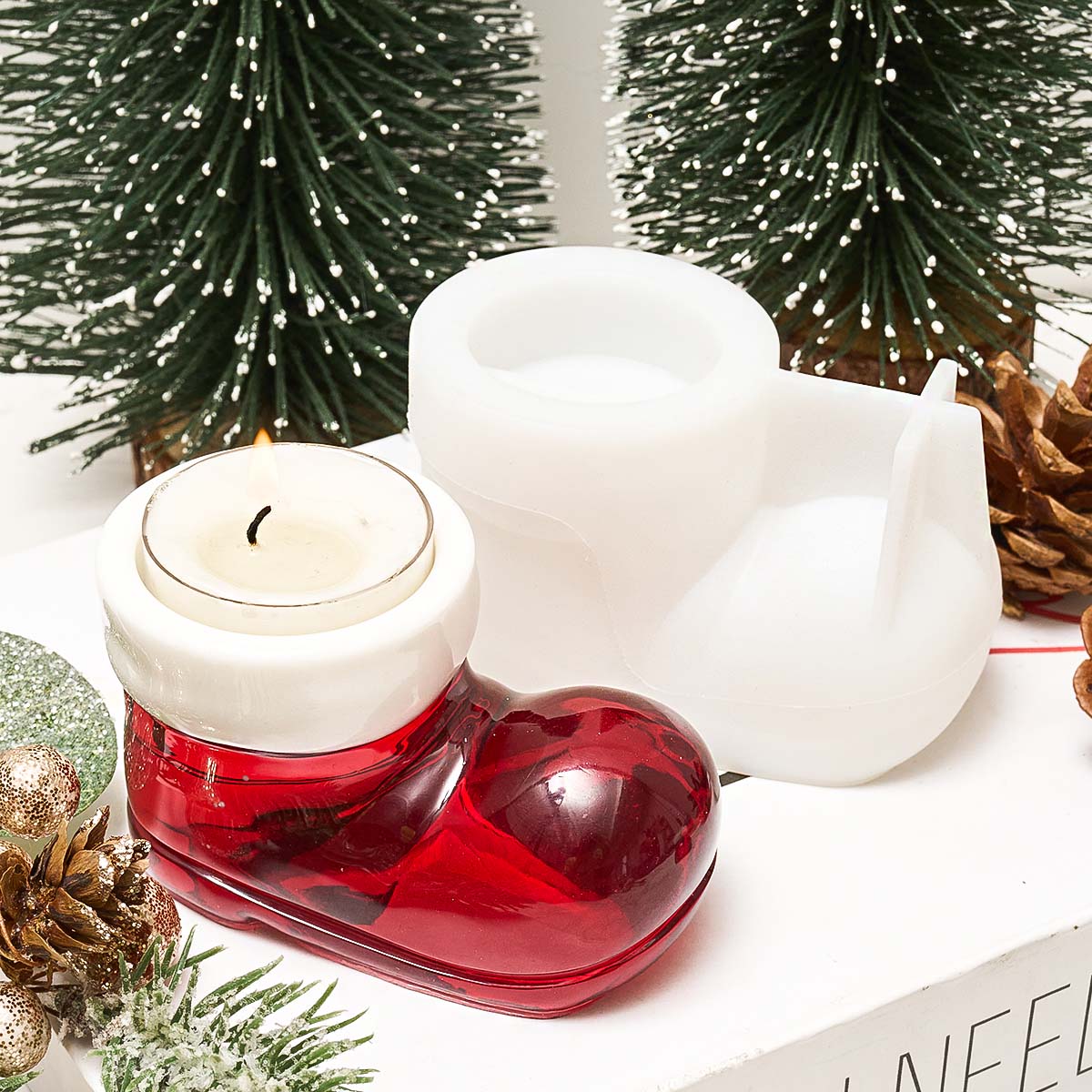 Weihnachten Stiefel Schuhe Ker – Holiday Candle Set Bewertung und Preis