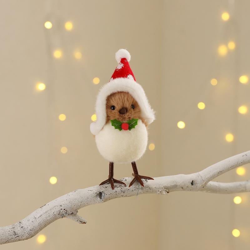 Weihnachtliche Plüsch-Vogel-Or – Santa Hat Plush Bewertung und Preis