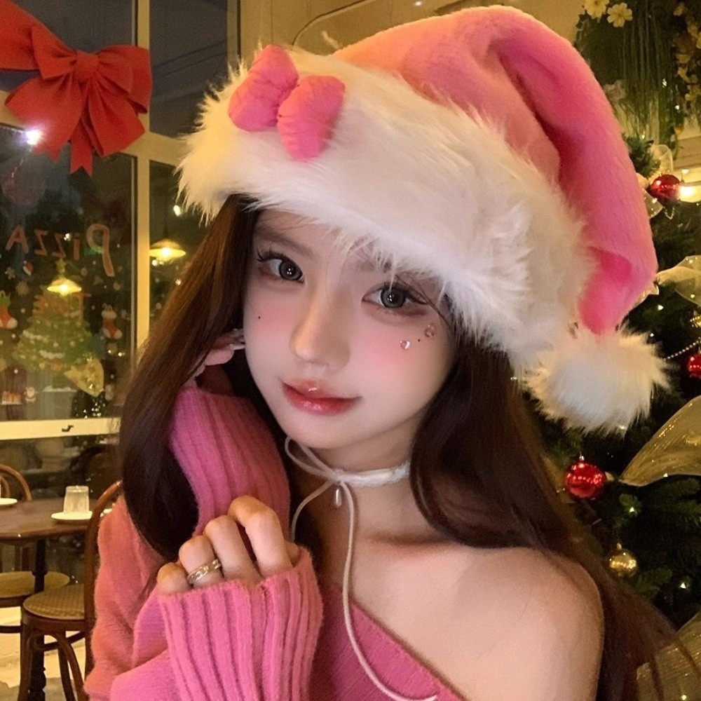 Neue Sternmuster-Weihnachtsmüt – Santa Hat Plush Bewertung und Preis